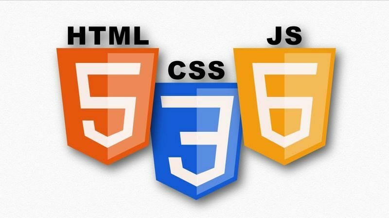 CSS, HTML5, and JavaScript are popular languages used in web applications