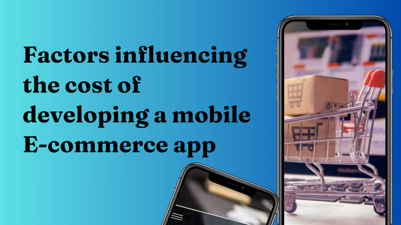 Factors influencing the cost of developing a mobile E-commerce app