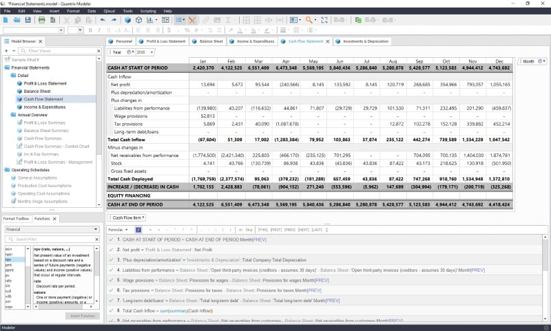 Multi-Dimensional Advanced Financial Modeling Software from Quantrix